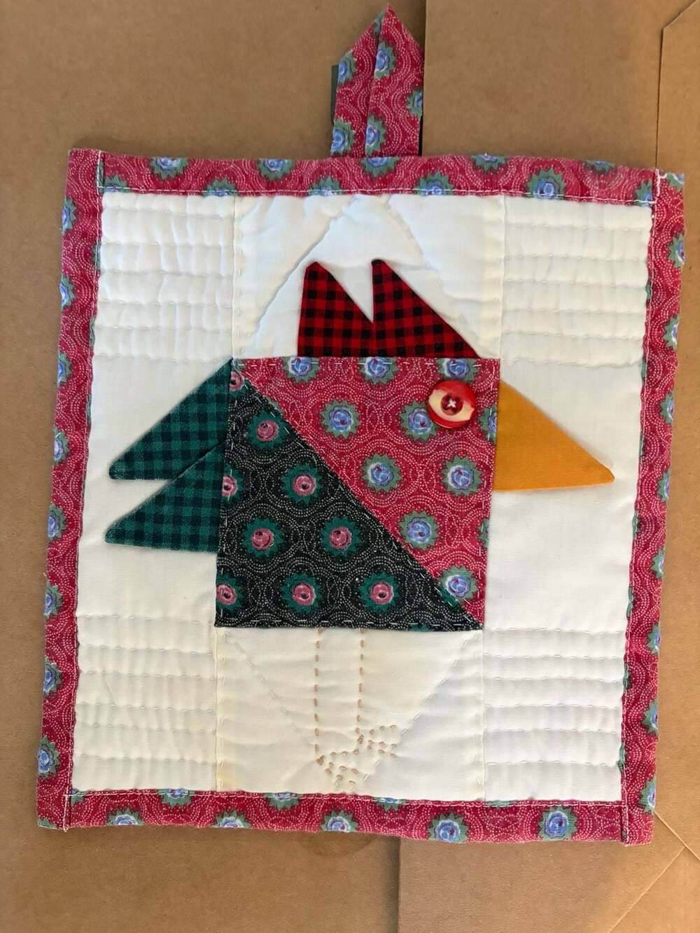 Razbeca's Birds Wonky Bird Mini Quilt
